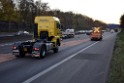 VU LKW A 4 Rich Aachen hinter Rodenkirchener Bruecke P18